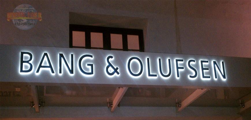 BANG &amp; OLUFSEN WALL SIGN IN BEVERLY HILLS